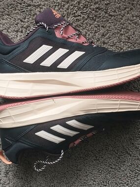 Adidas Womens Duramo Protect Black Running Shoes Size 9